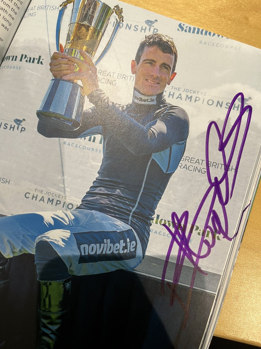paulfergusonJTF's tweet photo. 🚨 JTF PRIZE GIVEAWAY

I have 3 copies of JTF 2023-2024, signed by all 6 contributing jockeys:

Sean Bowen, Harry Cobden, Brian Hughes, Jonjo O’Neill Jnr, Nick Scholfield &amp; Harry Skelton.

Follow, Like &amp; RT to enter. Winners will be randomly selected on Friday. https://t.co/qFALkmADa2