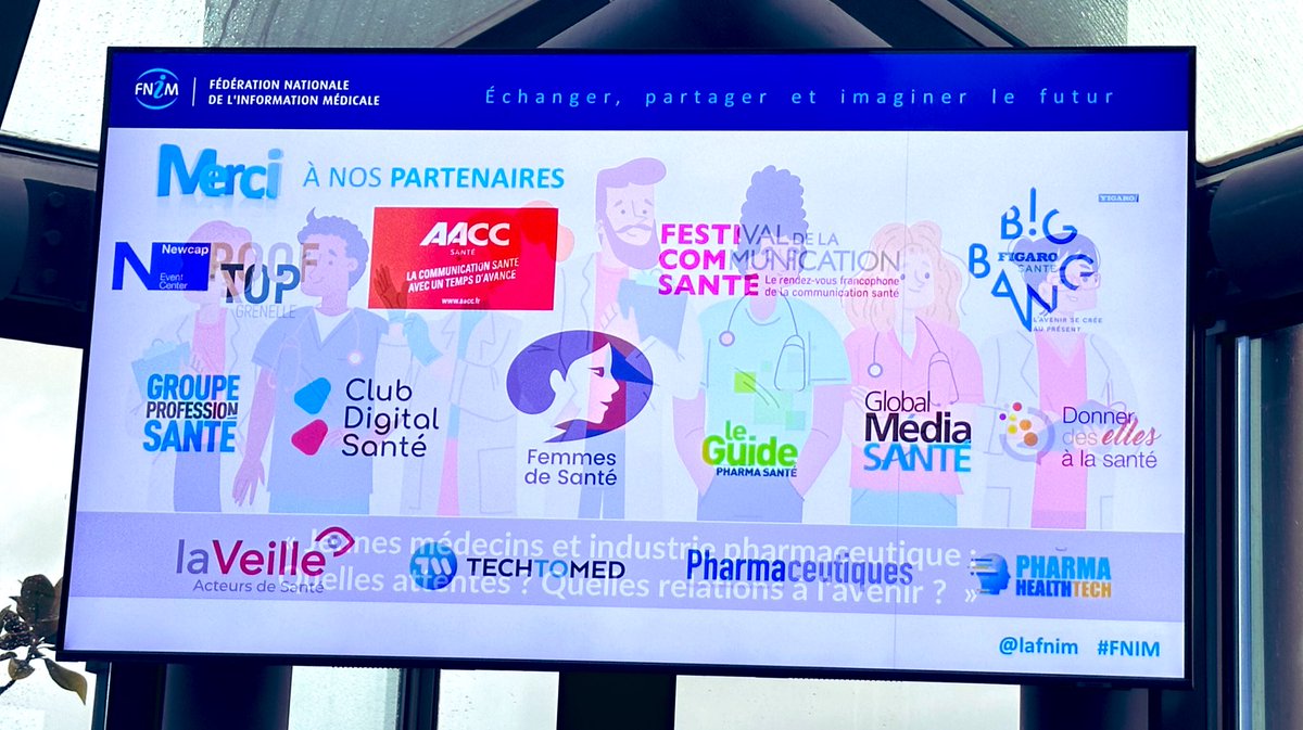 lafnim's tweet image. 🏁Merci à nos Partenaires #FNIM 🙏
@VeilleActSante @AACClive @hcsmeufr @FestiComSante @femmes2sante @TechToMed @Guide_Pharma @BigBangFigaro @Pharmaceutiques @donnerdeselles @NewCapEvent @gpsante #HS2D @PharmaHT21