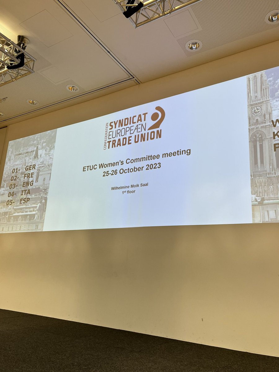 Plaisir de retrouver le syndicalisme européen ! <a href="/etuc_ces/">EUROPEAN TRADE UNIONS</a> <a href="/UNSA_officiel/">UNSA</a> #etucWomenscommitte #Vienne #Wien