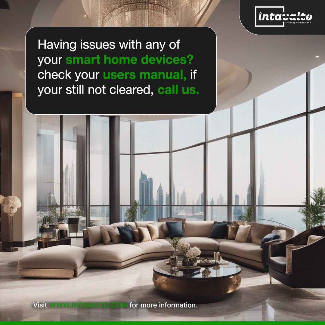 intavalto's tweet photo. Hey, having trouble with your smart home device? troubleshoot and get it working smoothly! 🏡💡 or contact us #SmartHomeProblems https://t.co/gbcq8X2PUp