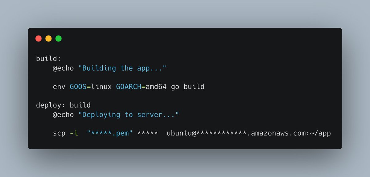 Awesome how easy it is to deploy Golang apps anywhere. This is the func news API deployment. 

make deploy. Done in less than 5s

#golang