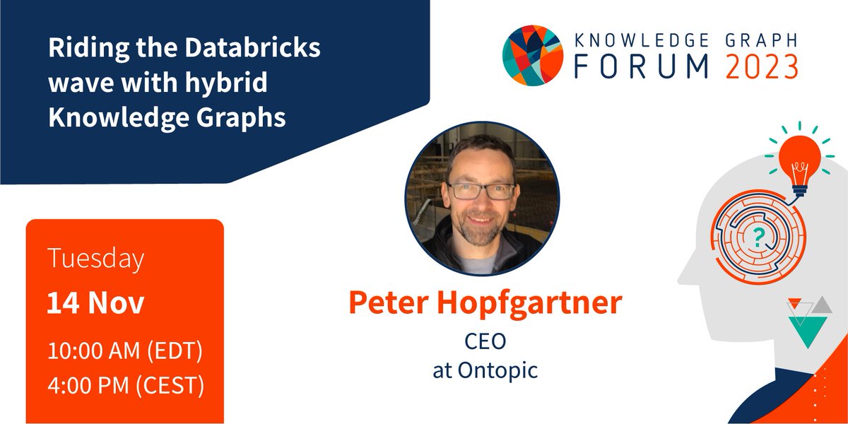 How can you leverage data in <a href="/databricks/">Databricks</a>  in enterprise knowledge graphs?

A hybrid #knowledgegraph , composed of a graph database, a virtual graph and powerful graphical data mapping environment makes this possible.

Want to know more? Register now at kgforum.ontotext.com/?ref=otevents.