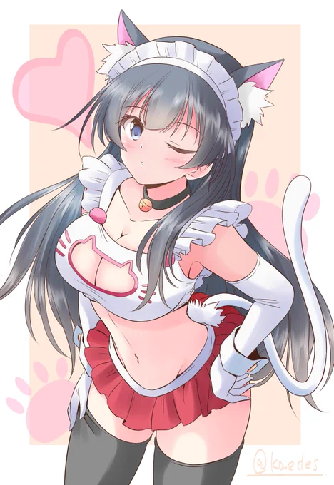 ◆艦これワンドロまとめ63◆「しきにゃみ」「はるにゃん」「魔女っ子あまつん」「猫耳メイド阿賀野」#艦これ #敷波 #榛名 #天津風 #阿賀野 