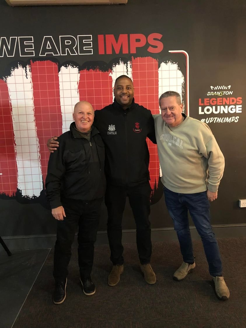 LincolnMayorUK's tweet photo. It was good to meet up again with my old mate Dave 'Diddy' Gilbert and Gavin Gordon @ImpsFPA  at the LNER last night. A great performance from the IMPS with a 3-1 win against Charlton A FC. @LincolnCity_FC  
Me and Dave in our St Helens days, 45 yrs ago! Can you spot us 😁 https://t.co/7jk0gALxo4