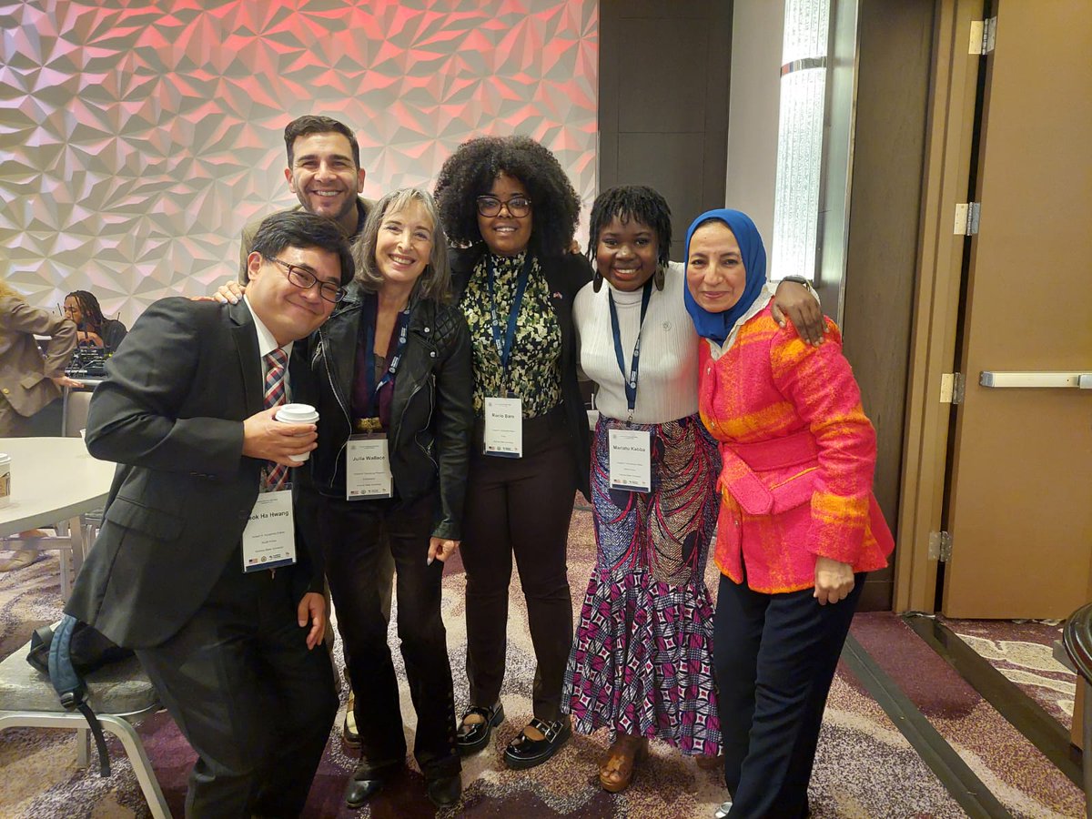 Mona was more than willing to share her invaluable insights. Additionally, Mona engaged in a meaningful discussion with other Humphrey fellows and faculty. Don't miss Mariatu's speech at GLF today at 9am ET! Professor @juanmundel is the facilitator.