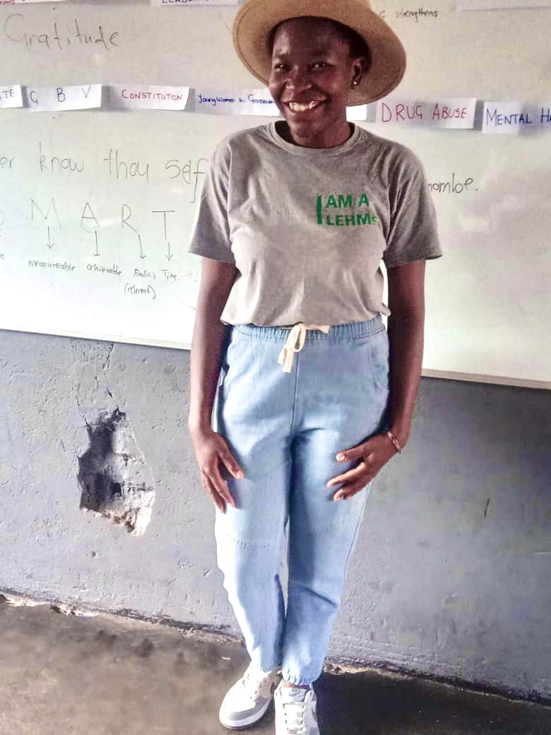 tagalife's tweet photo. Our #LEMHsters are still going strong in their second stage of the 1 year LEMHs program, Youth Engaging Local Leaders! Here is one the #LEMHsters, Idai, who has managed to establish her movement of 16 girls and 4 boys, teaching them #SRHR, at Falcon Quality Academy in Budiriro! https://t.co/ThDC3g9L8y