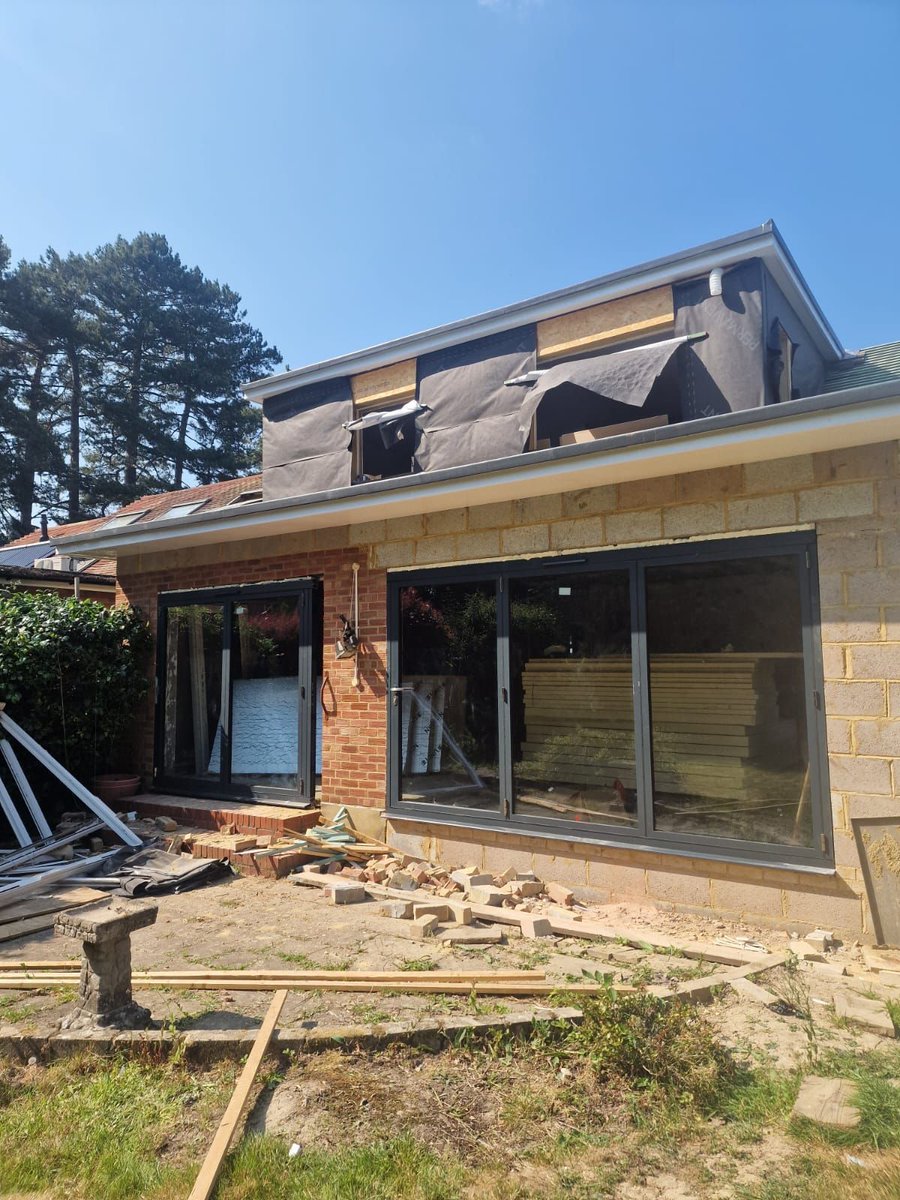 We're getting there!

It's going to look amazing when it's done.

#ewdcentre #bifolddoors