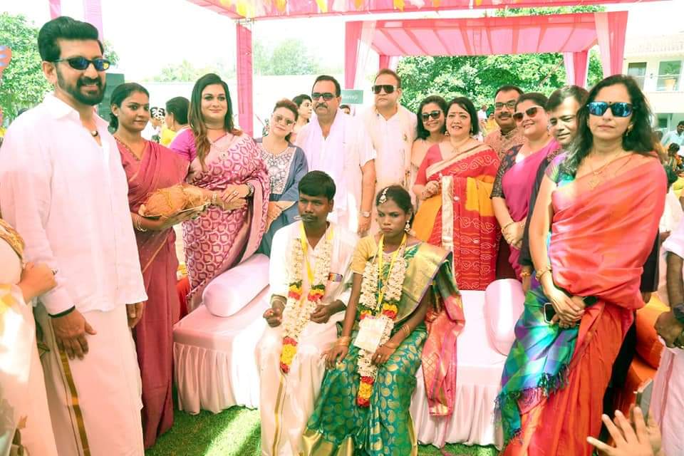"Exciting news! Our #101DestinationWeddings project at Mahabalipuram, catering to economically disadvantaged &amp; differently-abled individuals, has set a new #WorldRecord by making dreams come true with weddings worth a crore. 🌍💐 #WeddingGoals #Inclusivity"