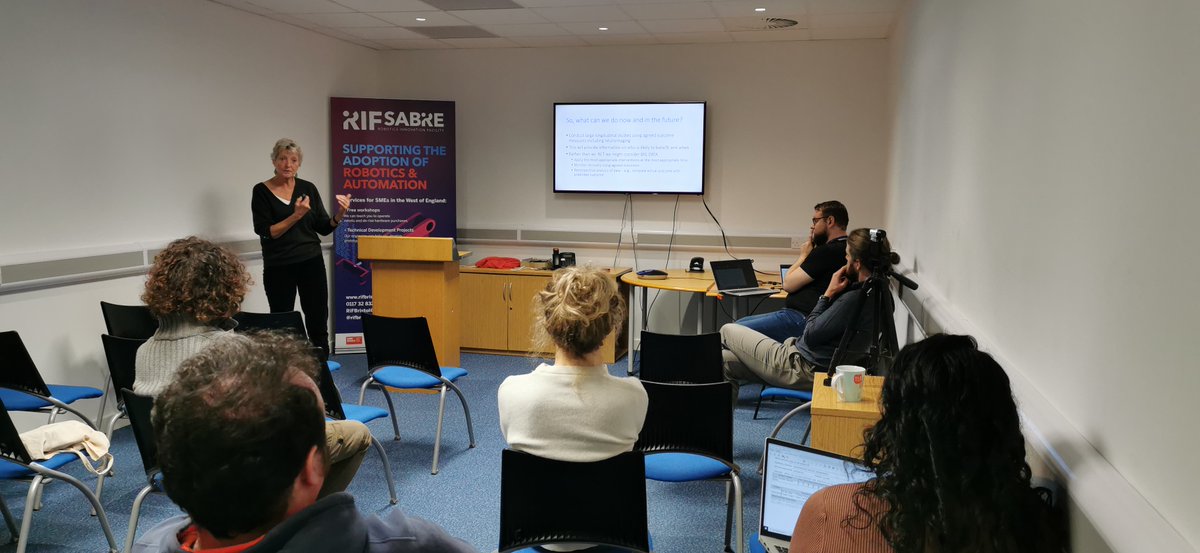 We had a great visit with <a href="/JaneBurridge2/">Jane Burridge</a>. She provided valuable insights on using robotics for assessment and neurological rehabilitation.

<a href="/BristolRobotLab/">BristolRoboticsLab</a> 
<a href="/ReachBrl/">REACH</a> 
<a href="/UWEBristol/">UWE Bristol</a>