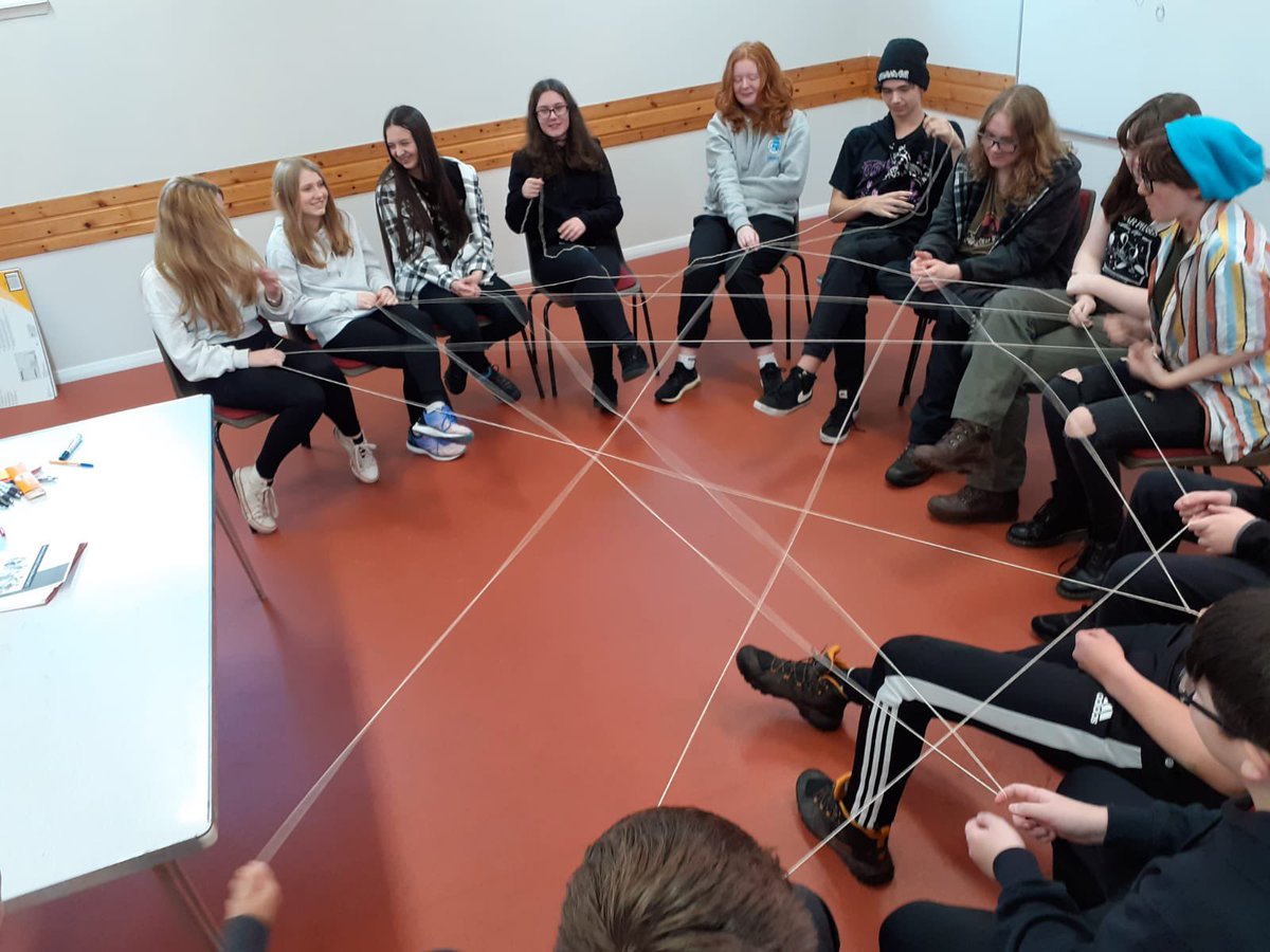 Away to begin Day 2. Garioch Youth Forum training residential. Young people from Inverurie, Insch, Kintore, Kemnay and Westhill <a href="/CLDABSHIRE/">CLDABERDEENSHIRE</a>
