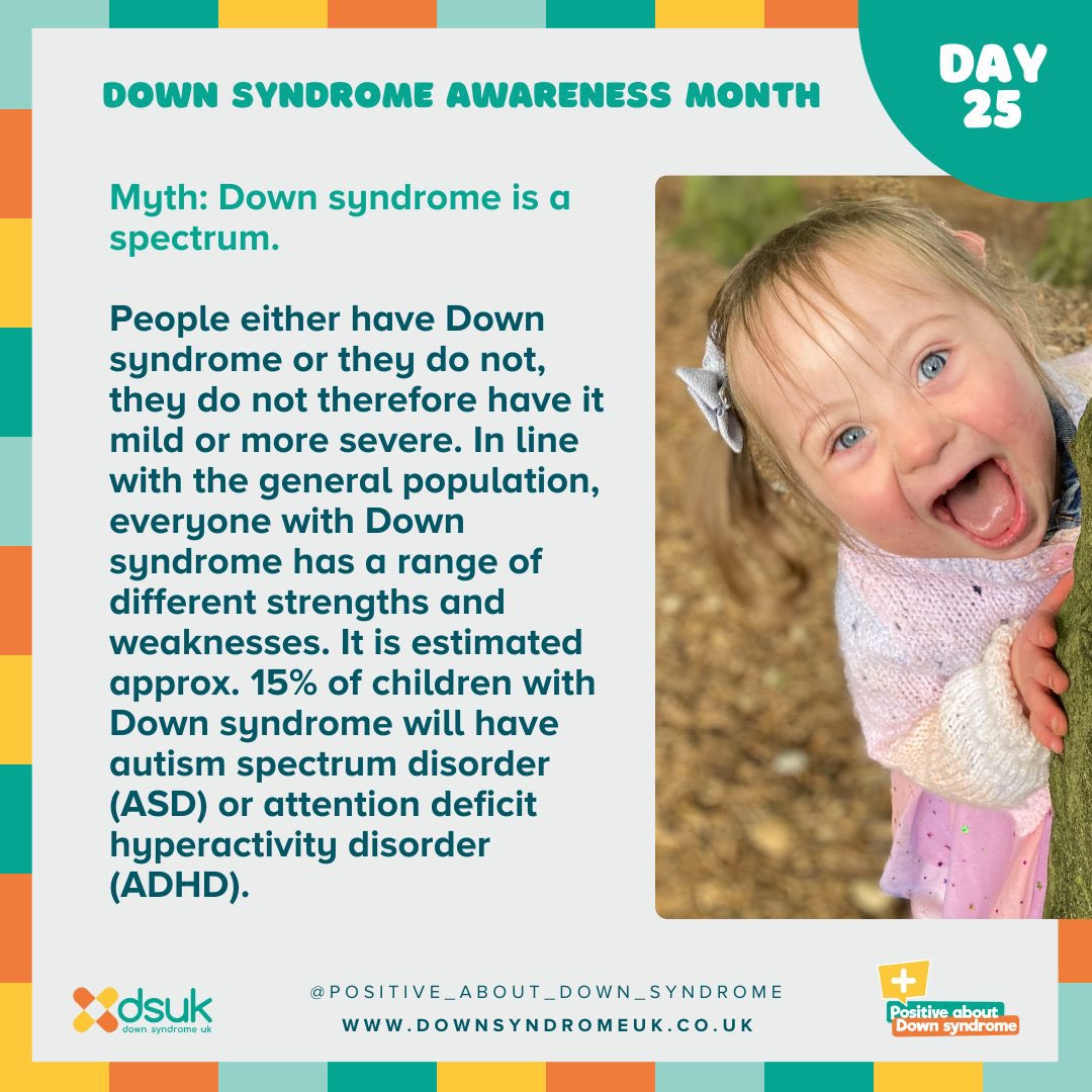 FridasFootsteps's tweet photo. Day 25 #WorldDownSyndromeAwarenessMonth I find this issue to be fascinating. People ask how Frida is impacted by having DS in a range of ways but always with interest, generally with kindness. I tend to explain that there isn’t a spectrum but everyone is different and amazing 💕 https://t.co/hKtgjmdDcE