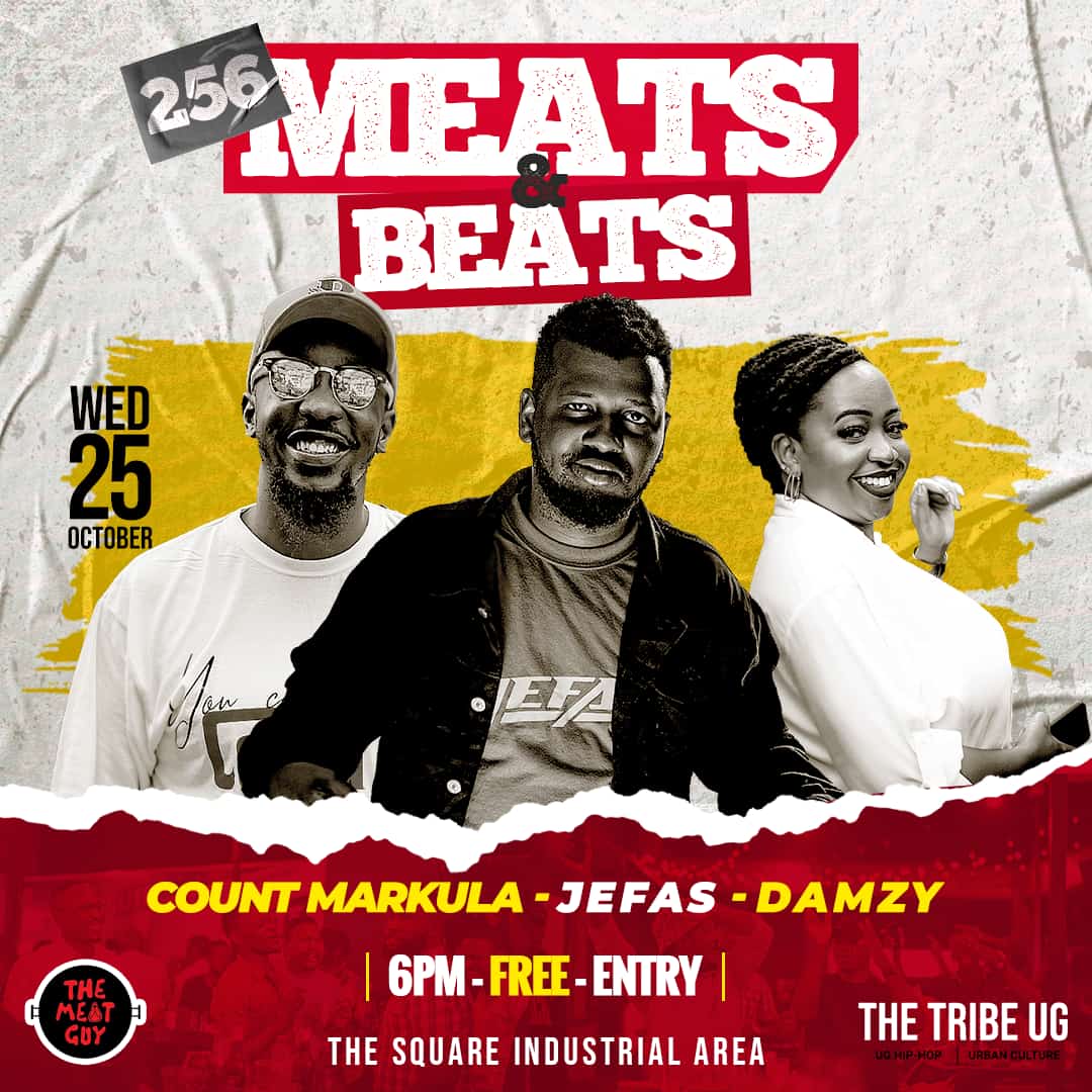 TheCountMarkula's tweet photo. It's #256MeatsNBeats Day!!!!

We heading to @TheMeatGuy256 to celebrate all the dope #UGMusic vibes brought to us by @deejayjefas 🔥

@MikeMungu_ will be coming through with the vocals performing tunes off his brand new #FinallyEP so come through with your Kagina 😅 https://t.co/0pcGT6ryJo