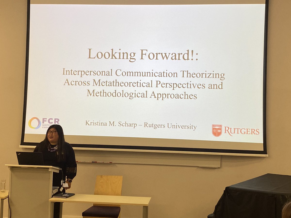 Jen Theiss (@drjentheiss) on Twitter photo Excited to see my <a href="/RutgersCommInfo/">Rutgers School of Communication and Information</a> colleague Kristina Scharp give the keynote address at the <a href="/ECREA_ICSI/">ECREA-ICSI</a> conference in Tallinn Estonia, talking about the future of interpersonal communication. Excited to see my <a href="/RutgersCommInfo/">Rutgers School of Communication and Information</a> colleague Kristina Scharp give the keynote address at the <a href="/ECREA_ICSI/">ECREA-ICSI</a> conference in Tallinn Estonia, talking about the future of interpersonal communication.