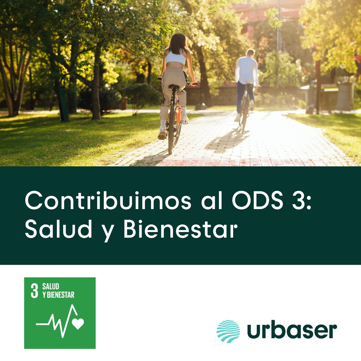 urbaser_'s tweet photo. La salud es un derecho fundamental. Por eso en Urbaser apoyamos el #ODS3: 'Salud y Bienestar', trabajando para un mundo más saludable a través de la gestión de #residuos y servicios #sostenibles.
🤝🌍Priorizamos la salud de nuestros equipos y comunidades.
#MakingCircularityReal https://t.co/8nNQhM1iWN