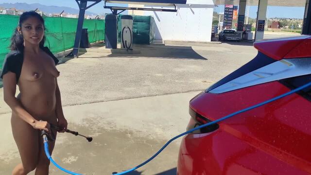 Sold a video! "Washing a car at the public gas station without clothes". Get yours on APClips : https://t<a href="/tag/apclips"class="tags"><span>#apclips</span></a>