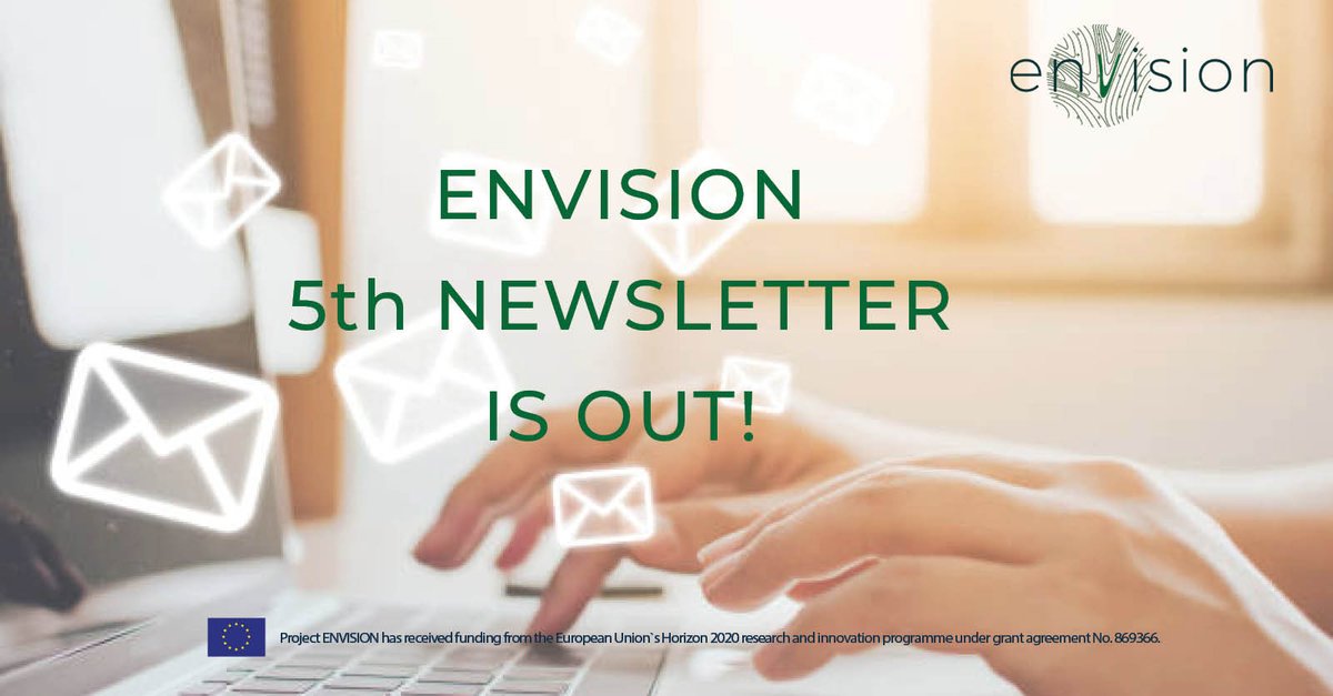 🥳 After a remarkable 3-year journey, the @EnvisionH2020 project is coming to an end, but the journey towards sustainable agriculture continues! We're thrilled to share our latest newsletter highlighting our achievements and exciting collaborations. mailchi.mp/4f0e29a26ed0/e…