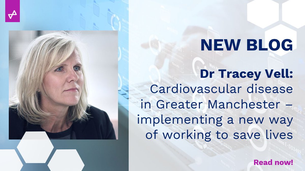 BLOG: Dr Tracey Vell provides her unique perspective on cardiovascular disease in Greater Manchester, and how we are working collaboratively with healthcare professionals and partners to reach and manage populations at high risk of CVD. 🔗 ow.ly/M6g550Q0tpR #weareHInM