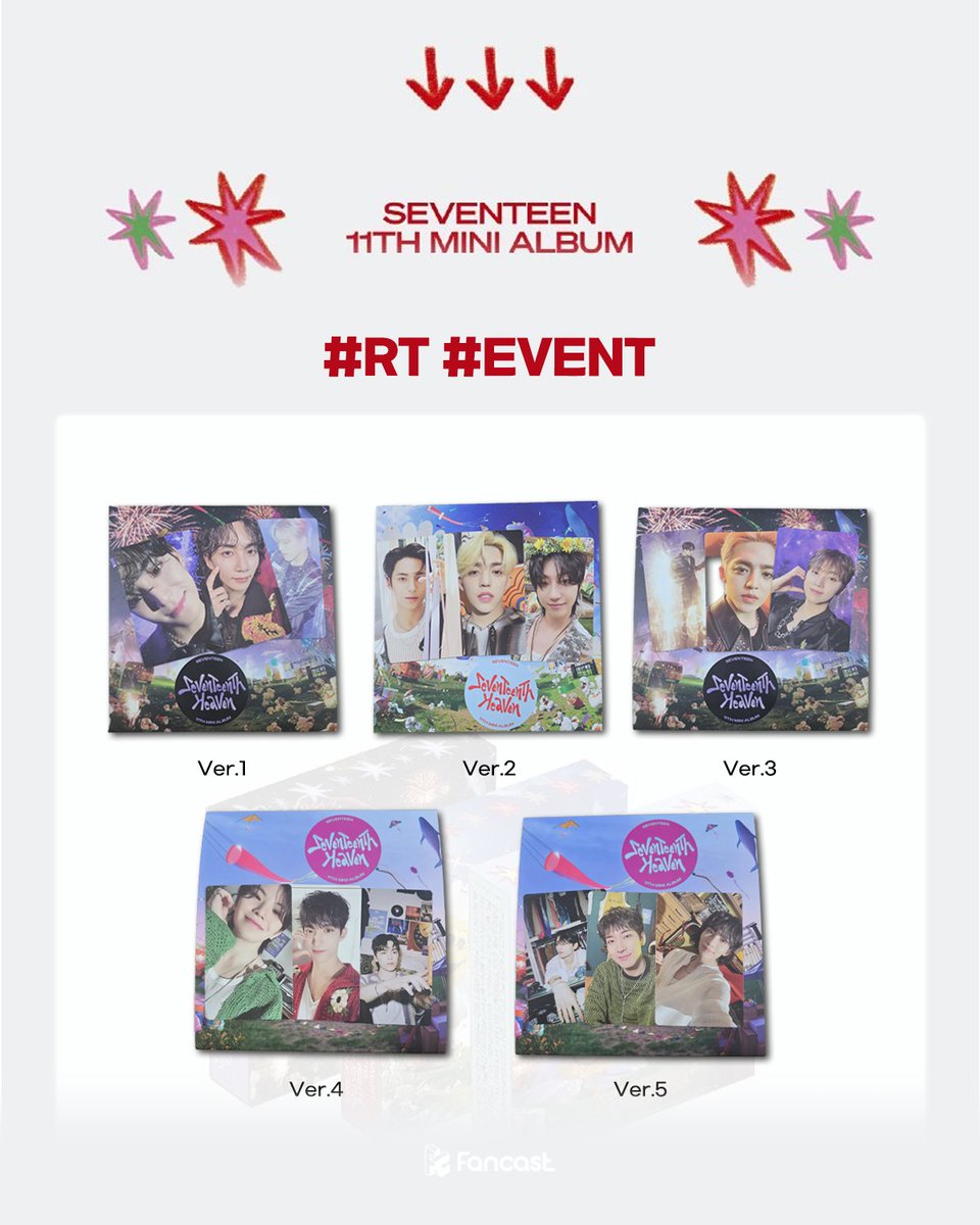 #RT #EVENT

#세븐틴 컴백 기념🩵
추첨을 통해 사진 속 포토카드가 
포함된 앨범을 보내드려요🩷

To celebrate #SEVENTEEN's comeback, we'll send the album to six people!❤️

✅참여 방법: rt+follow
✅~10/29  

- 한국 주소 필수 
- 1종 랜덤 발송