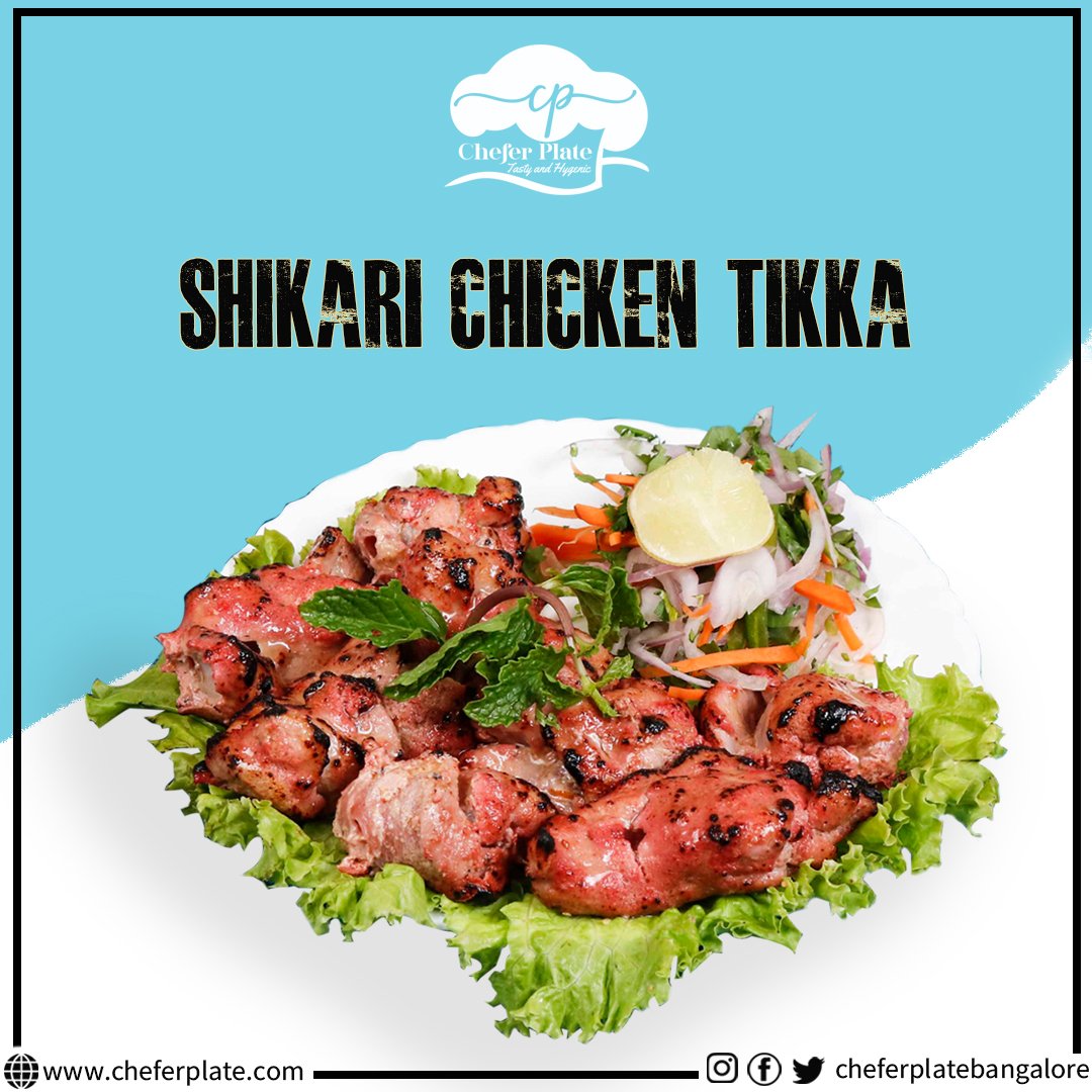 cheferplate's tweet photo. Shikari Chicken Tikka 
For Placing your Orders:
Call/Whatsapp : 9611233443
OR
Use our website https://t.co/6Yx023F5SZ

#cheferplate #specialoffers #shikarichickentikka #flavorful #classicchicken #foodielife #discountrate #mybangalore #zomato #swiggy #bangalorefoodies #delivery https://t.co/xOOPnMAmjy