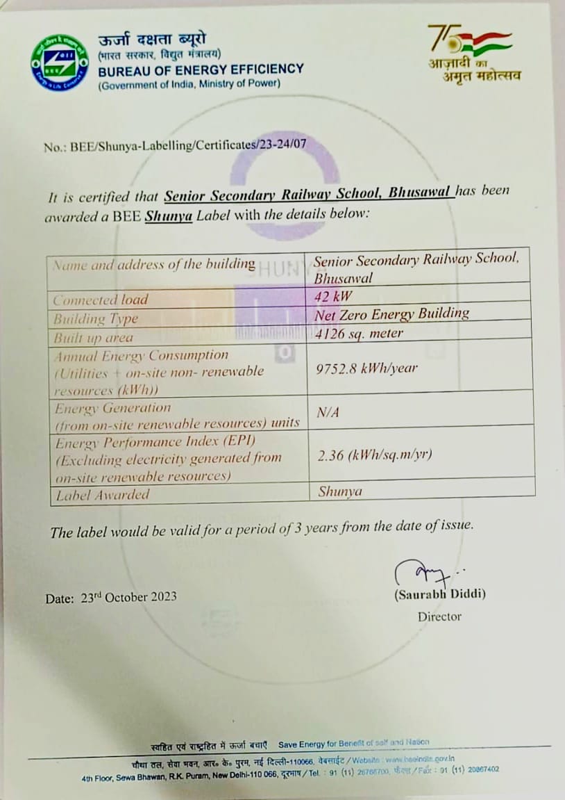 RailAnalysis's tweet image. Bhusawal Division became first to receive #NetZeroEnergyBuilding (#NZEB) #award by #BureauofEnergyEfficiency across #CentralRailway

Read more...news.railanalysis.com/bhusawal-divis…
 
#indianrailways #railway #electrical #infrastructure #BEE #certificate #project