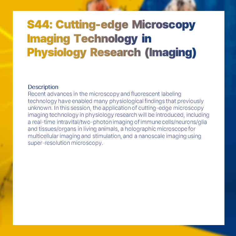 FAOPS2023's tweet photo. FAOPS 2023
Program Details & Tour/Transportation Information
- Symposium: S43 / S44
- Optional Tour Program: T02
- How to get to EXCO
Nov. 1-4, 2023, Daegu, Korea
The Future of Physiology is Today
#Physiology #FAOPS #Daegu https://t.co/u8ZVvhSmEw