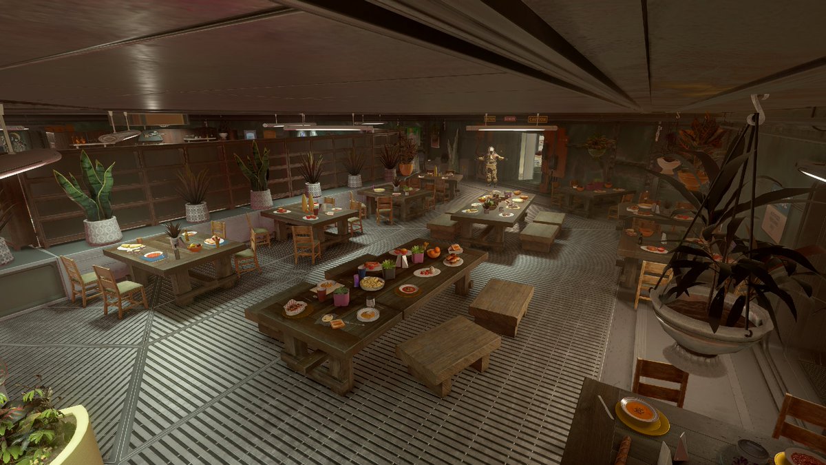 JulianJanganoo's tweet image. Restaurant completed....for now! Kitchen is up next! #Starfield #outpost I cant wait to show it all off in a youtube vid and screenshots. I will probably share it on the subreddit too, make sure to updoot it if you see my build :)