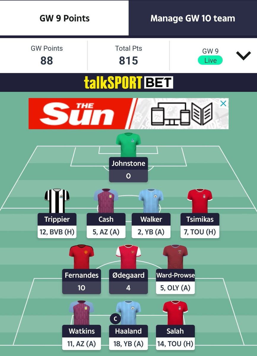 PHarrison1988's tweet photo. @DreamTeamProf so the first picture is my team now and the second one is my planned transfers for gw10. Now I'm looking to take Johnstone out in gw11 for maybe arèola,martinez or is there someone else to target, and then maybe hold my transfers to make my moves to PTB in gw14. https://t.co/wdYI96HIIH