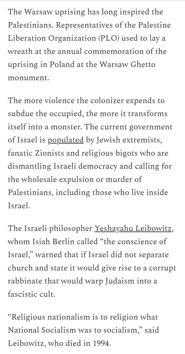 taeonu's tweet image. It would help if people knew the differences between Zionism and Jeudiesm. Maybe you can use your platform to explain...
Palestinians Speak the Language of Violence Israel Taught Them
chrishedges.substack.com/p/palestinians…