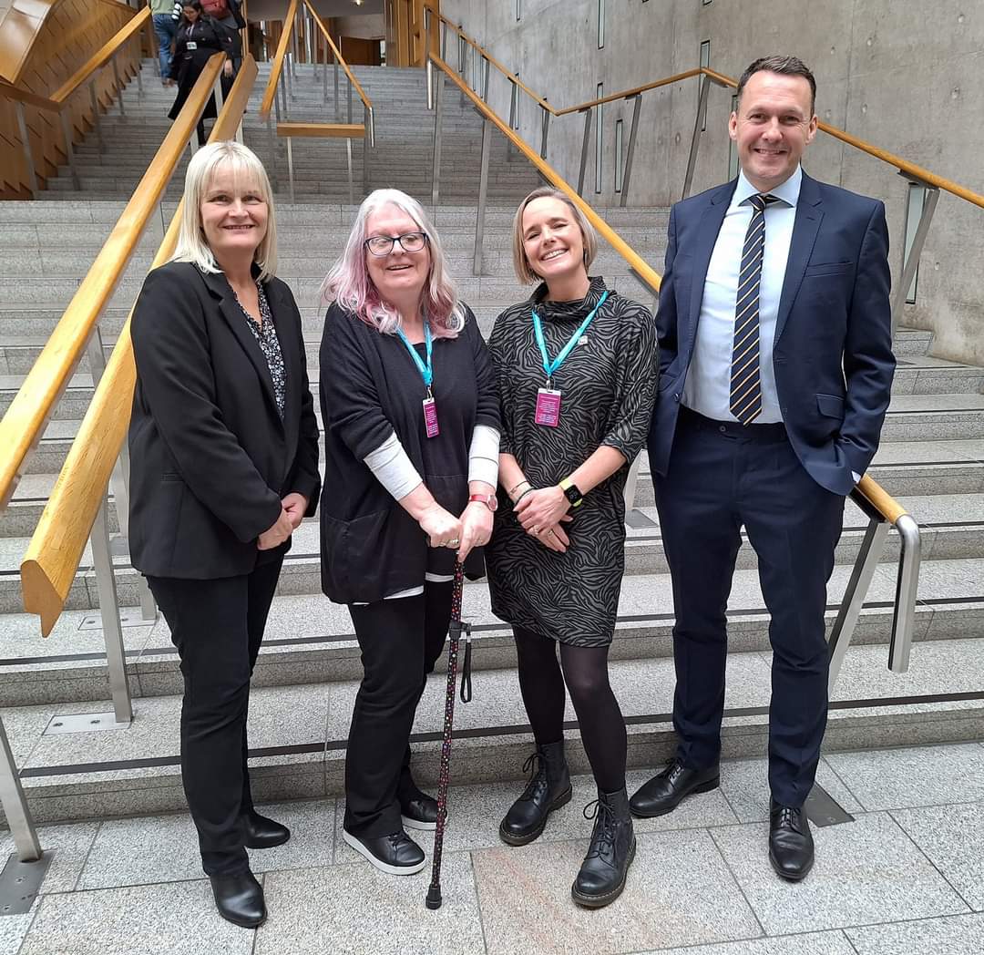 Many thanks to <a href="/RussellFindlay1/">Russell Findlay MSP</a> and <a href="/SharonDowey_/">Sharon Dowey MSP</a> for taking the time to meet us yesterday. We had a great discussion about the changes to the corroboration law, and our concerns about the Government's proposed Victims Witnesses and Justice Reform Bill.