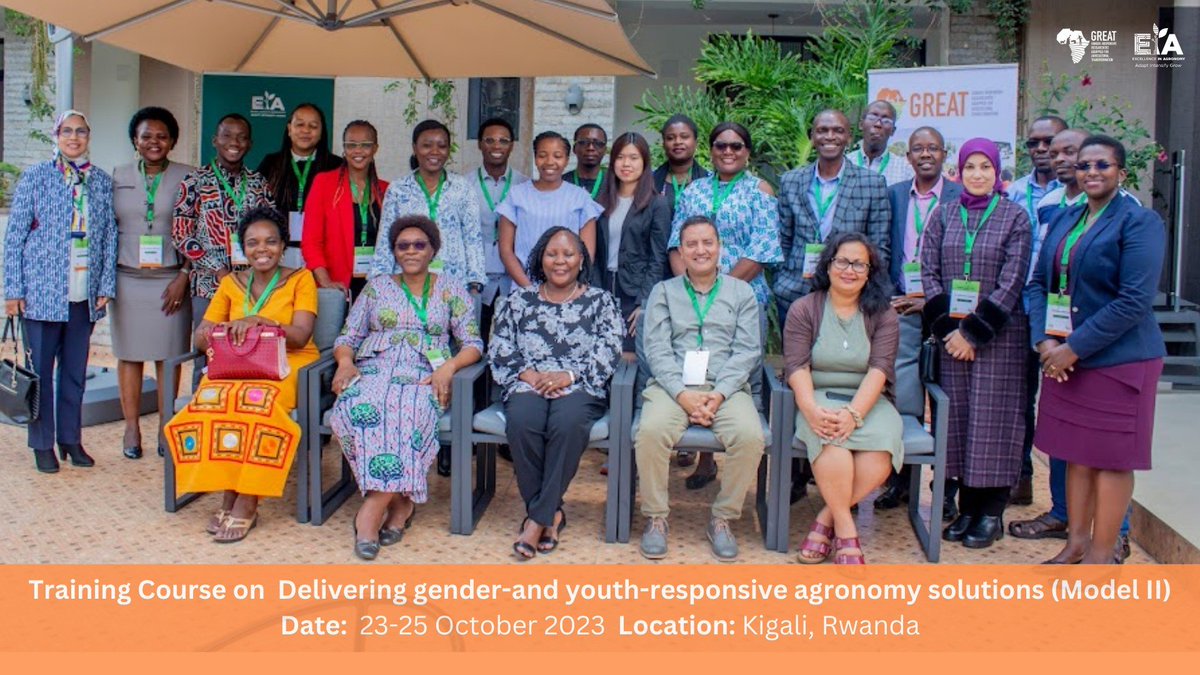 ElizabethAsiimw's tweet photo. Insightful conversations on gender and youth responsiveness in agronomy @ScalingAgronomy
To transform smallholder agriculture and accelerate uptake of agronomy solutions at scale, this conversation is critical.
Use Cases: 🇲🇦 🇳🇬 🇰🇪 🇻🇳 🇬🇭 🇨🇩 🇲🇼
📍 Kigali, 🇷🇼.
#GenderInAgronomy https://t.co/cHnyhcxLxX