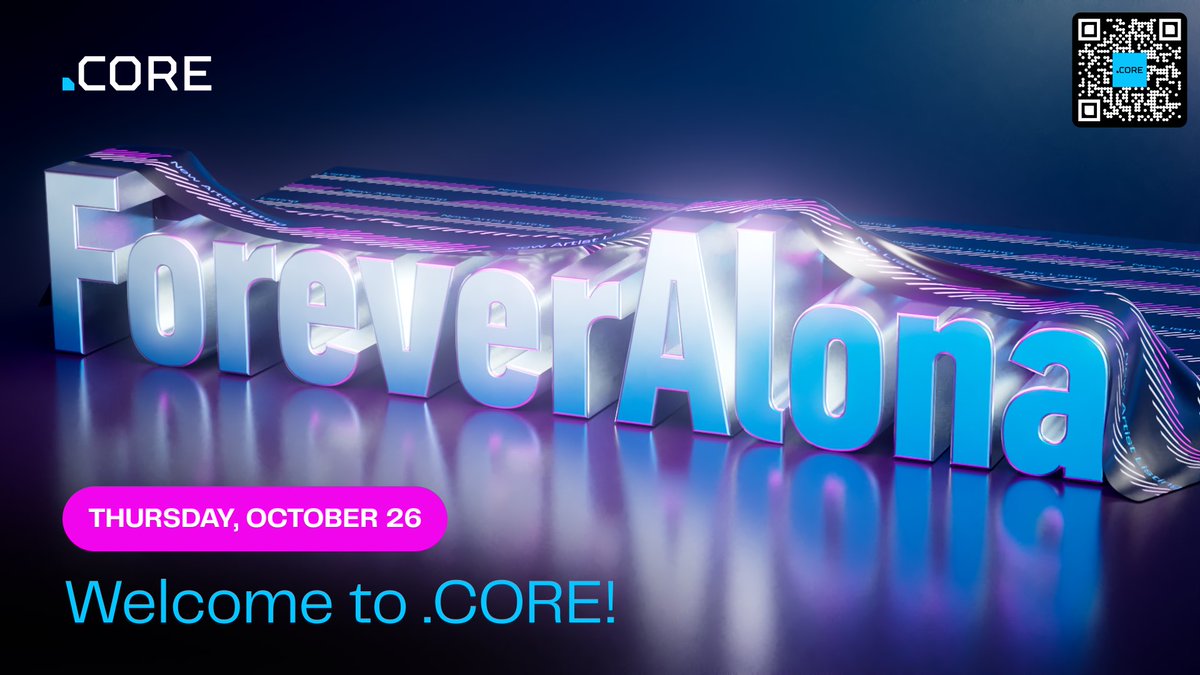 Meet the newest Premier Artist to join .CORE! 💙

⭐️Welcome <a href="/foreveralona_/">Forever Alona | GamestopNFT Creator</a> ⭐️

🗓️ October 26th 🔥🔥🔥

Stay tuned for more details tomorrow! 🤩

#dotCORE #NFT #onLoopring