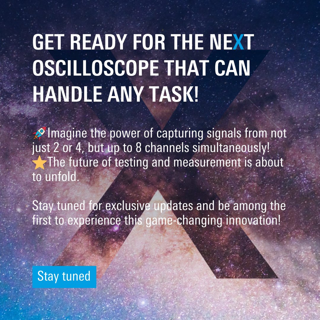 RohdeSchwarz's tweet image. Stay tuned for the big moment at 
rohde-schwarz.com/next-generation

💡#Oscilloscope #EvolvedForMore