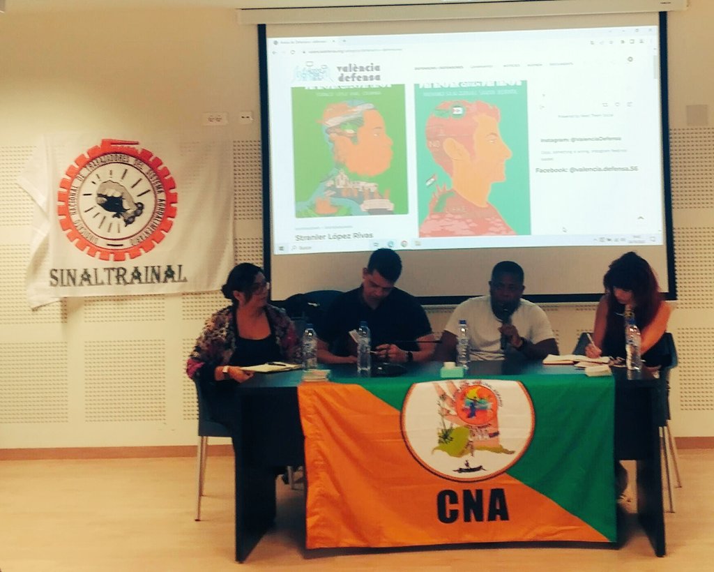 VDefensa's tweet image. En el conversatorio "Defensa de los #DDHH y el territorio en 🇨🇴", los defensores Stranler López y Abel Rivera compartieron las dificultades que afrontan las personas defensoras y la necesidad de implementar mecanismos reales de protección.
Gracias por la acogida @MartaMartnMorn