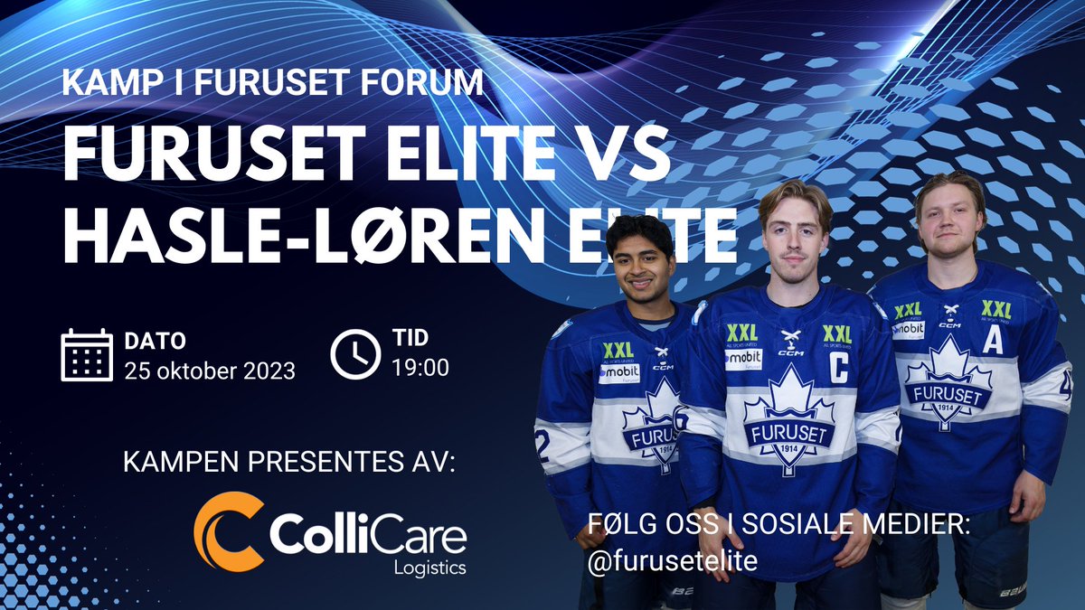 I kveld er det nytt spennende Oslo-oppgjør i 1. divisjon. Velkommen til Furuset Forum for kamp kl 19.

#ViErFuruset #Ulva #GroruddalensStolthet #2hockey <a href="/AAGroruddalen/">AkersAvisGroruddalen</a> <a href="/Hockey4Y/">Hockey4You</a> <a href="/nitten_no/">nitten.no</a> <a href="/Hockeypodden_no/">Hockeypodden</a> <a href="/vgsporten/">VG Sporten</a> <a href="/Aftenposten/">Aftenposten</a> <a href="/Dagsavisen/">Dagsavisen</a> <a href="/db_sport/">Dagbladet Sport</a>