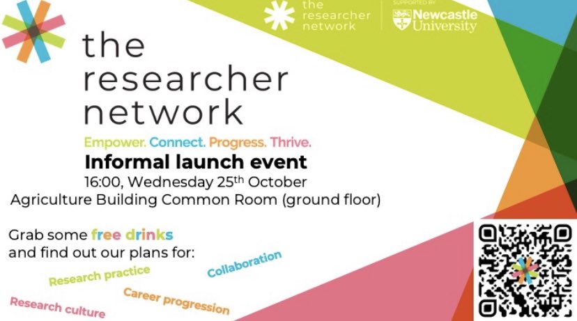 Fancy some free drinks today? Don’t miss out our informal launch #event at 16.00 :) we’ll discuss our plans for #researchpractice, #careerprogression, and much more. We’ll be waiting for you at the Agriculture Building 📍