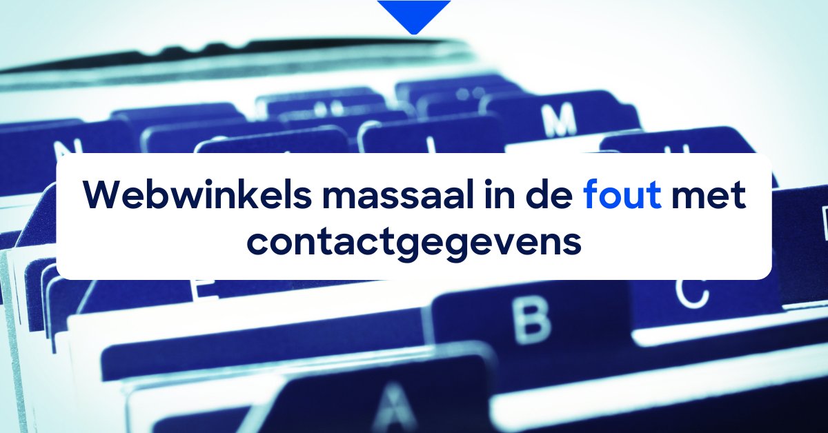 Consumentenbond's tweet photo. #Webwinkels overtreden massaal de regels door niet alle vereiste #contactgegevens (goed vindbaar) op hun site te vermelden ❌ Dat is onze conclusie n.a.v. ons onderzoek naar de websites van de 100 grootste #webshops in NL en 31 #energiebedrijven ➡️ https://t.co/hZ3TQ5yHNB https://t.co/RmyXQdU0aa