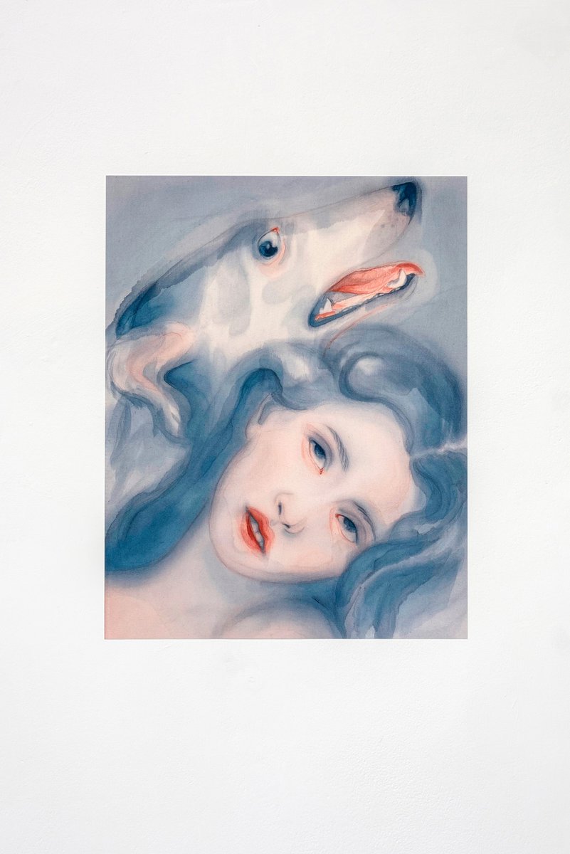 Unit1_Gallery's tweet photo. Overall winner of this year's Delphian Open Call is Naomi Boiko🤍

Take a small bite, 2022
Watercolour on cotton 
27.5 x 35 cm

You can buy Naomi's beautiful high-quality print here: https://t.co/Gq5f5OpDNZ https://t.co/kYoCPimDhB