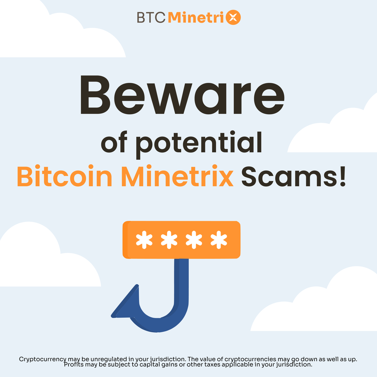 Beware of potential #BitcoinMinetrix Scams! Keep in mind these suggestions:  🔒 🔐 Double-check information from reliable sources. ⛔ Avoid disclosing  sensitive information. 🔎 Notify authorities about any dubious accounts  promptly. #CryptoSecurity