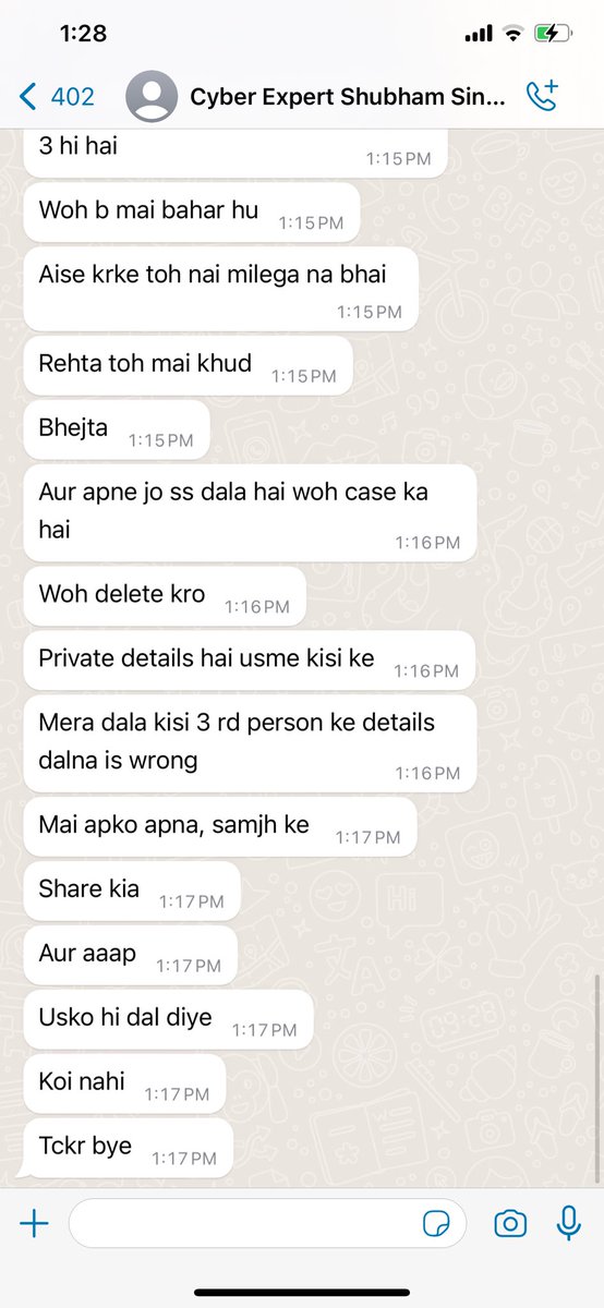 parshva1998's tweet photo. @shubhamcybrxprt @AhmedabadPolice @CPMumbaiPolice Shubham Cyber Expert +91 81049 96295 @MumbaiPolice https://t.co/Gxrw8LHTs5