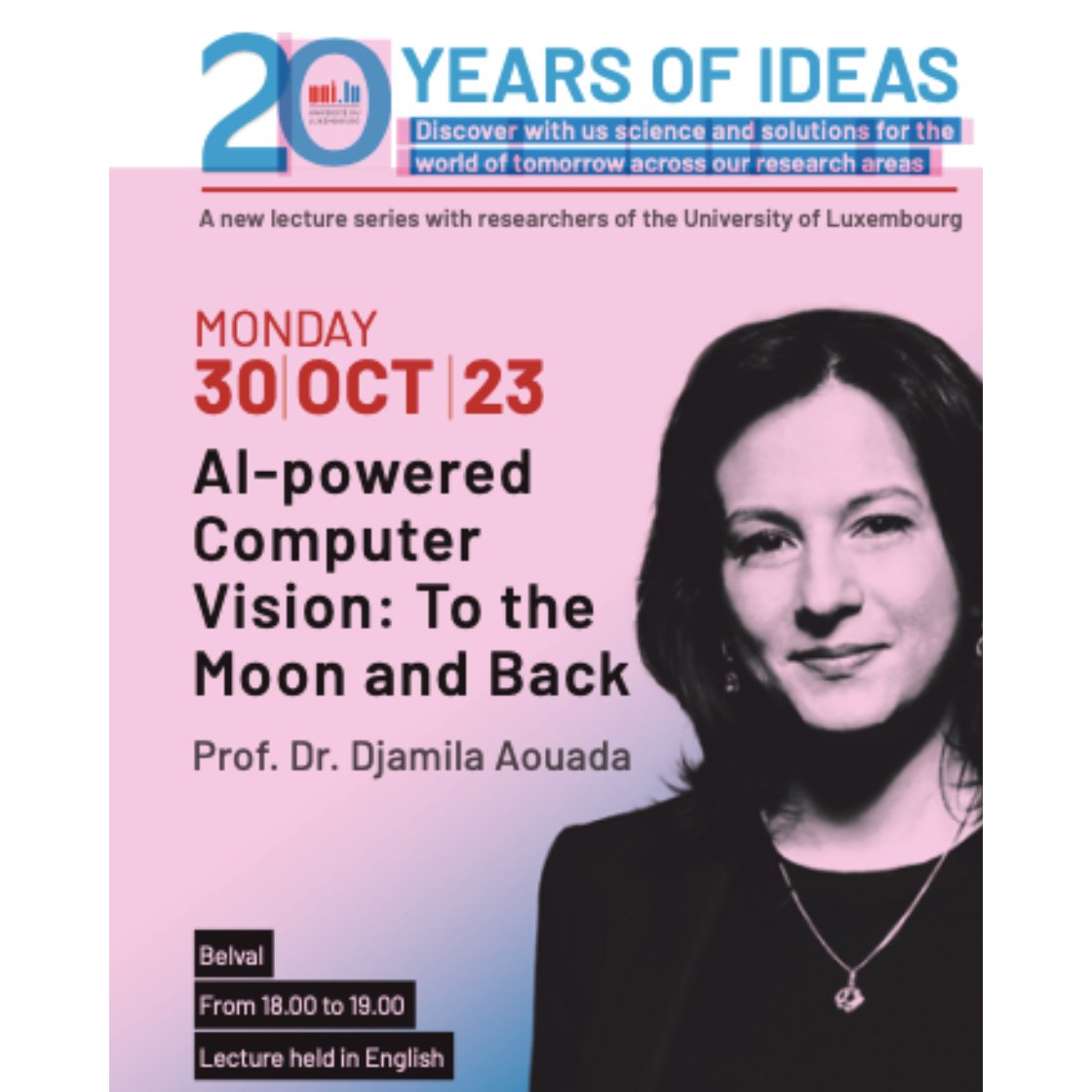 Earlier this fall we enjoyed Prof. Fridgen's inaugural lecture on "AI &amp; Crypto: Utopia and Dystopia." held in German🌍 Join us on Oct 30th for Prof. Aouada's talk on AI-powered computer vision! 🚀 Register here: [ow.ly/92Sl50Q08x8  ] 👉 #AI #Education