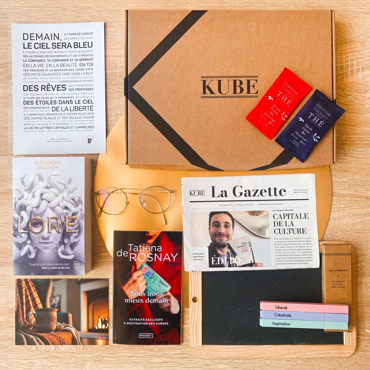 la_kube's tweet photo. Tente de gagner une box livre sur le thème AUTOMNE RÉCONFORTANT ! 🍁

Comment participer ? 
👉 Abonne-toi à notre compte @la_kube
  👉 Retweete et like cette publication 💛

Fin du concours le jeudi 2 novembre à 10h 🍀

 #concours #thé #boxlivre #lecture https://t.co/I1rencJjHR
