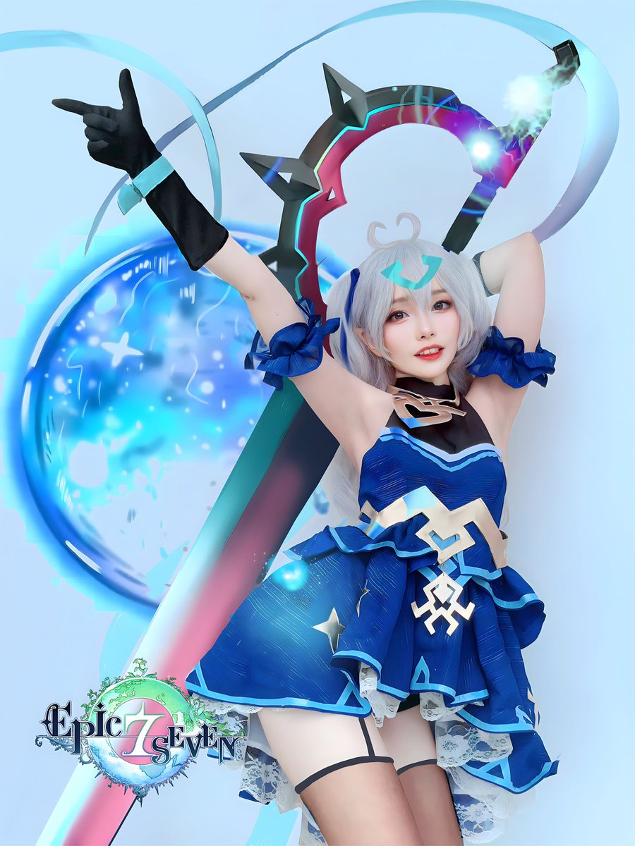 I just logged in to show you all my dilibet cosplay :D #epicseven