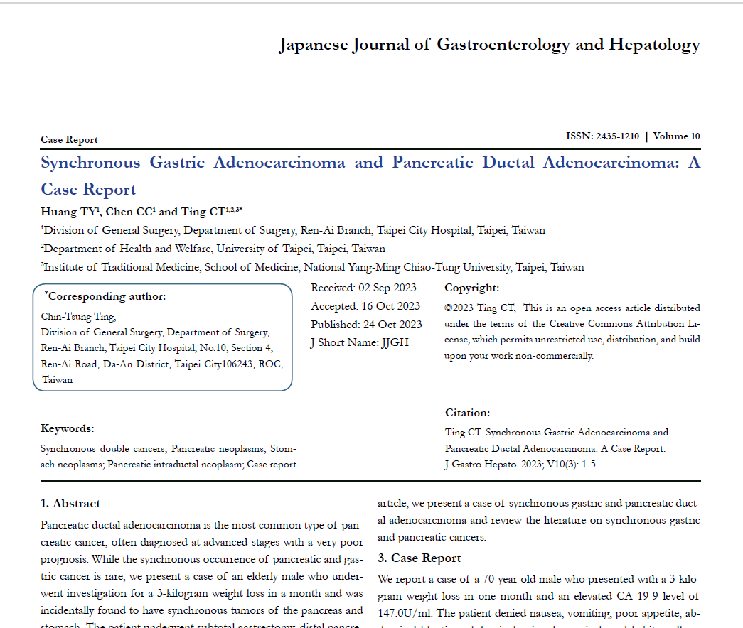 unitedprim33812's tweet photo. #japanesejournalofgastroenterologyandhepatology #openacesjournal #japan #taiwan #unitedprimepublications https://t.co/cjqpB5d8T7
