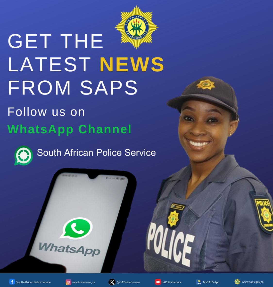 #MemezaCommunitySafety advocates and supports all efforts to bring down crime. to follow the SA Police Services WhatsApp channel follow this link: whatsapp.com/channel/0029Va…