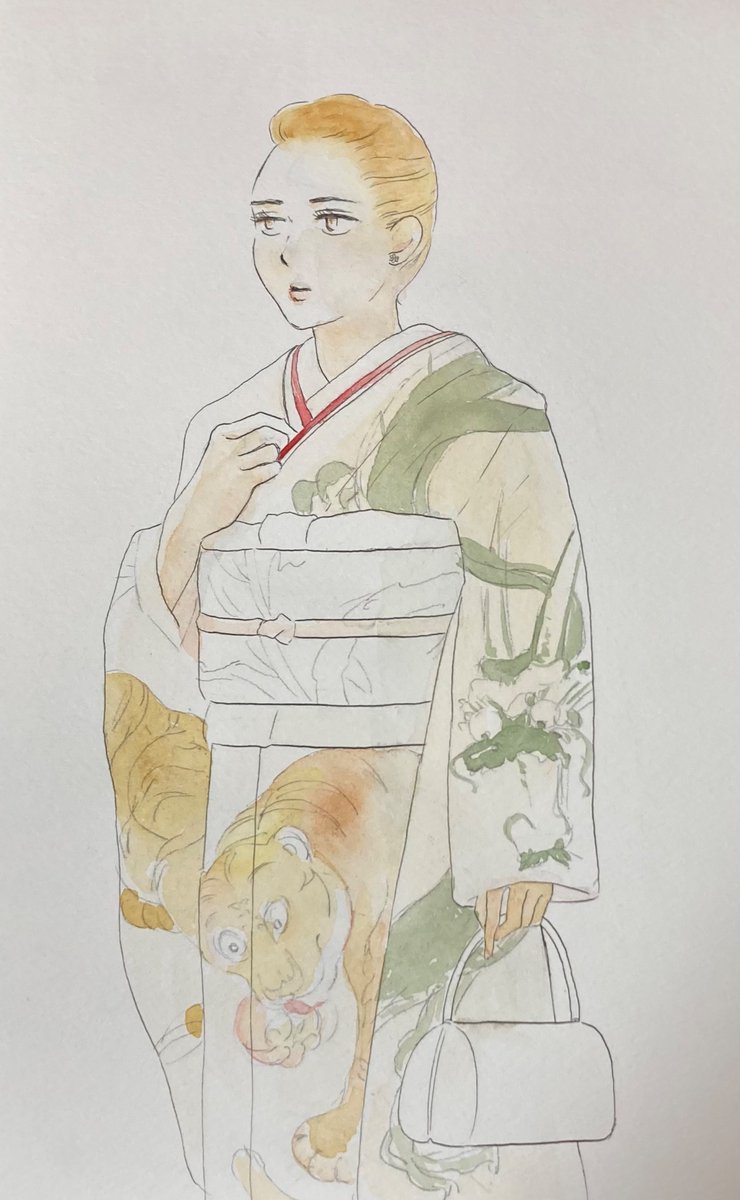「ヒガミサさんリベンジこれぐらいまでの塗りがいちばん楽しい 」|いぬゐのこのイラスト