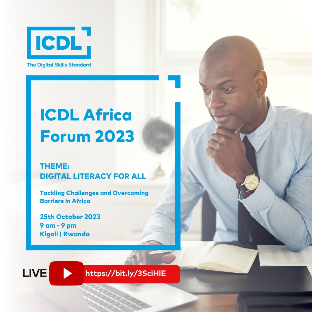 ICDLAfrica's tweet photo. We are live at the #ICDLAfricaForum.
Join us live via: https://t.co/SmMabQQdki. https://t.co/wsihWsP31t