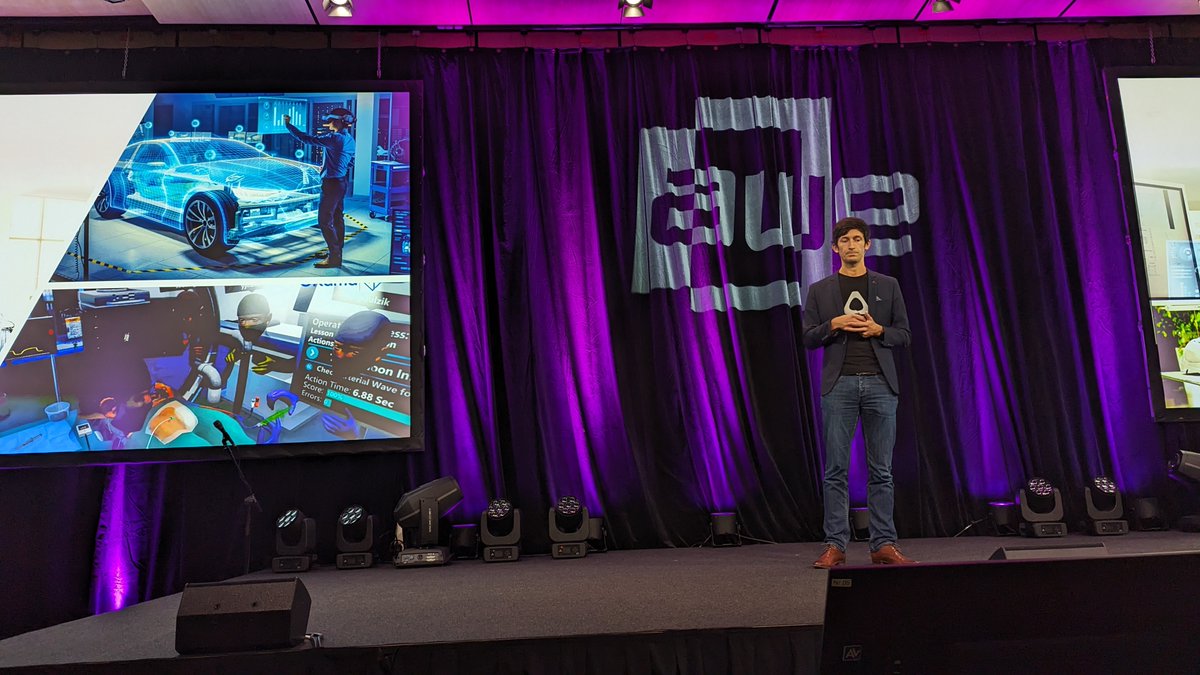 Great talk from @htcvive's Thomas Dexmier at #AWE2023 this morning, who talked about the many ways in which Enterprise #XR is helping to drive the adoption of the technology. Enterprise needs are also ultimately guiding some of the company's #VR & #MR hardware design choices.