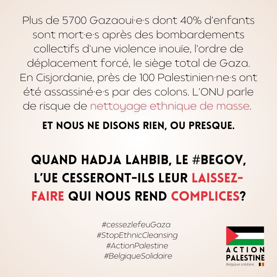 sb_overseas's tweet photo. SB Overseas interpelle #begov pour que la Belgique agisse pour un #cessezlefeuGaza, la fin des massacres et le respect par Israël du droit international. Stop à l'impunité ! #ActionPalestine
@alexanderdecroo
@hadjalahbib
@carogennez
@mcollineleroy
@DeMaegdMichel
@SimonMoutquin https://t.co/zndeBIPrB0