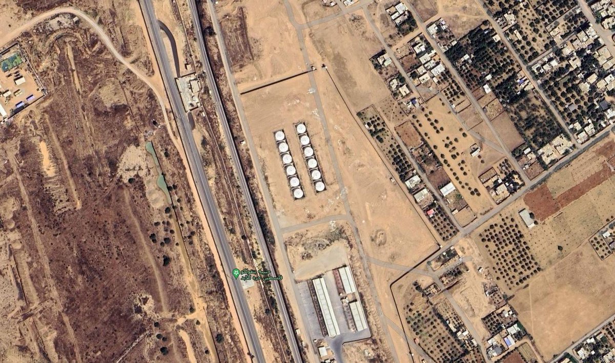 tammybenhaim's tweet photo. For anyone saying there is not enough fuel in #Gaza:

These fuel tanks are inside Gaza. 

They contain more than 500,000 liters of fuel.

Ask #Hamas terror organization if you can have some. https://t.co/mW5OrgFAIf