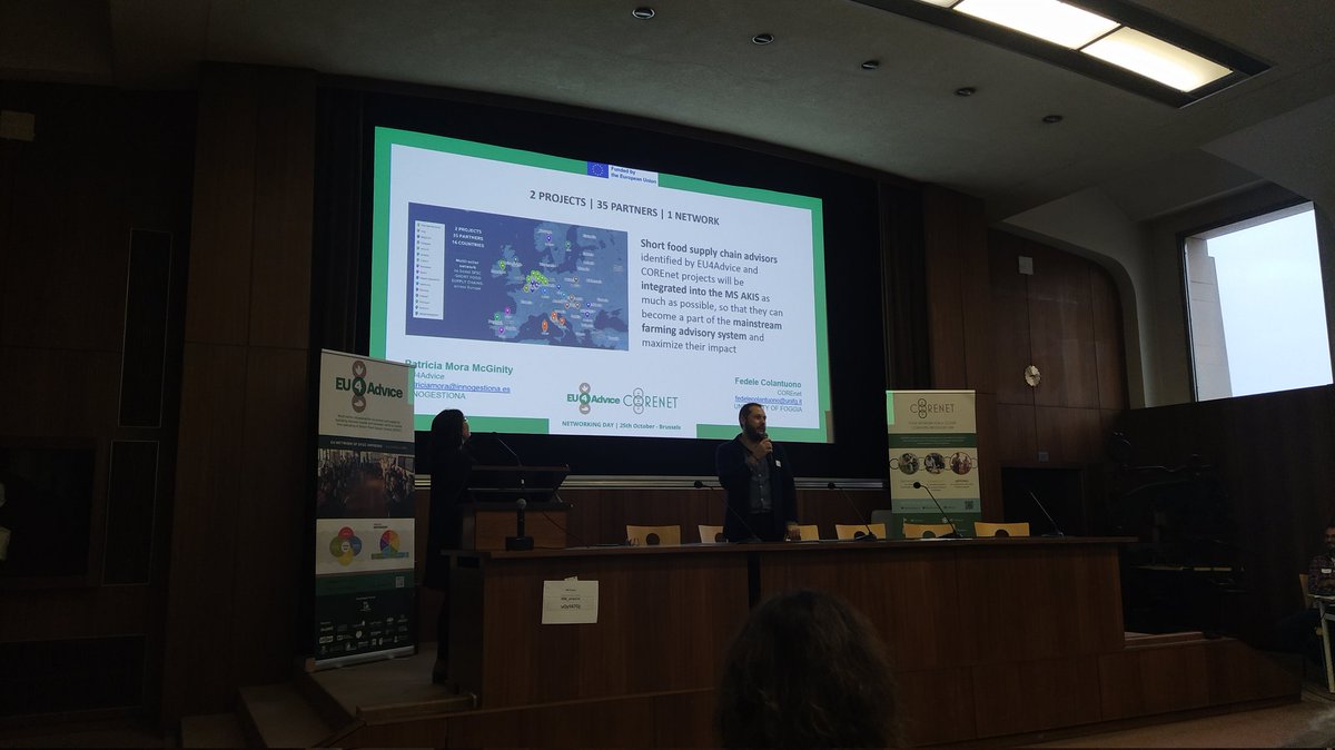 ZuseZidda's tweet photo. The @shortfoodchain and the @eu4advice projects joined forces to build the European advisory network on Short Food Supply Chain, with the participation of @attractiss @EUFarmBook @i2connect_EU @modernAKIS and more projects #Innovation #networking #farming https://t.co/J1VVrPCh5i